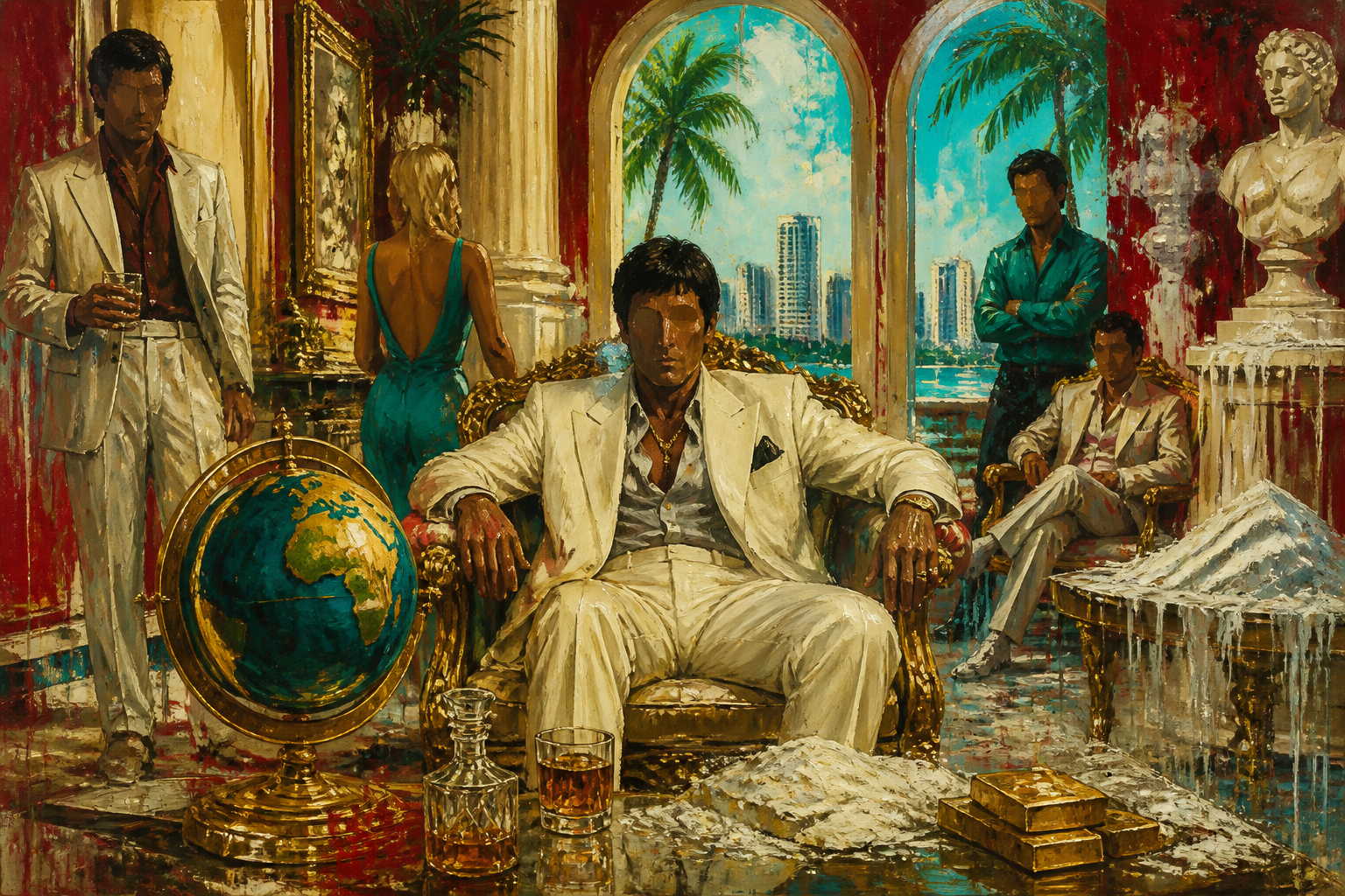 Miami Rise And Fall - Urban Culture canvas artwork by Imagine Prints