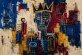 Crowned Frequency — Abstract canvas artwork by Imagine Prints