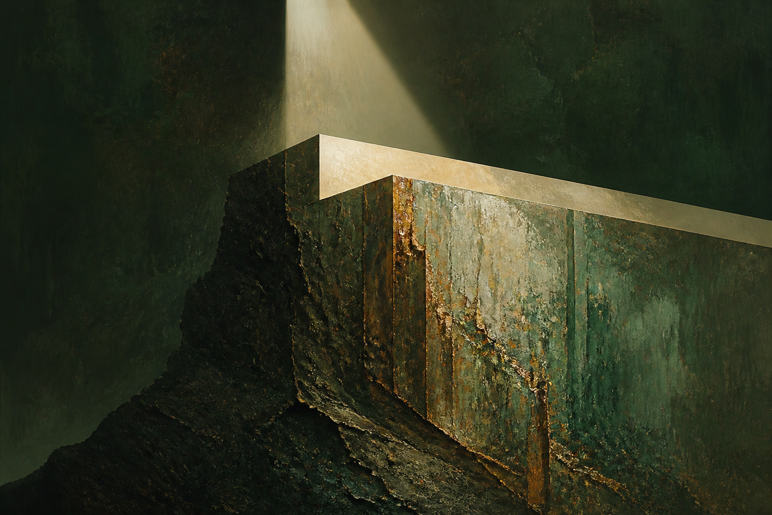 Built In The Dark - Modern Motivation canvas artwork by Imagine Prints