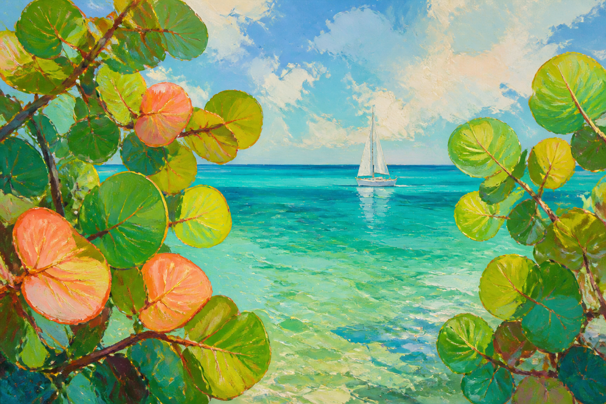 Keys Turquoise Passage - Coastal Florida canvas artwork by Imagine Prints