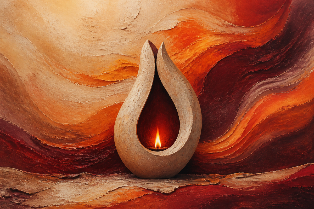 Carry The Flame - Modern Motivation canvas artwork by Imagine Prints