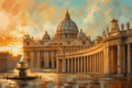 St Peters Light - Architecture canvas artwork by Imagine Prints