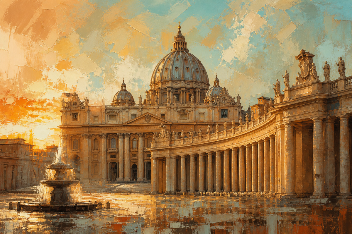 St Peters Light - Architecture canvas artwork by Imagine Prints