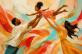Lifted - Family canvas artwork by Imagine Prints