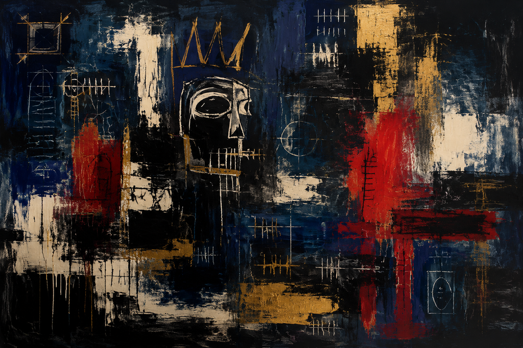 Midnight Ledger — Abstract canvas artwork by Imagine Prints
