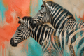 Zebra Rhythm - Animals canvas artwork by Imagine Prints