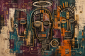Ancestral Circuit — Abstract canvas artwork by Imagine Prints