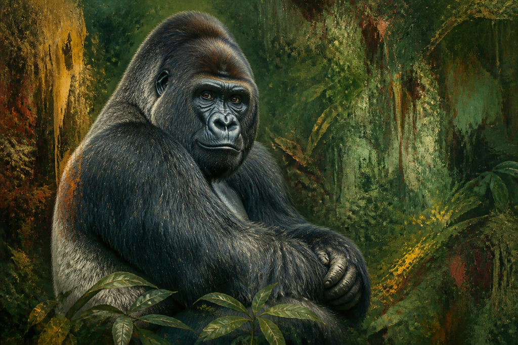 Forest Sentinel - Animals canvas artwork by Imagine Prints