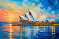Sydney Sails - Architecture canvas artwork by Imagine Prints