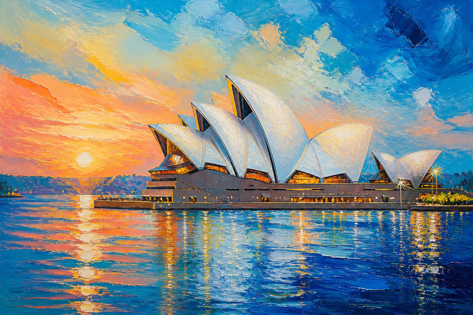 Sydney Sails - Architecture canvas artwork by Imagine Prints