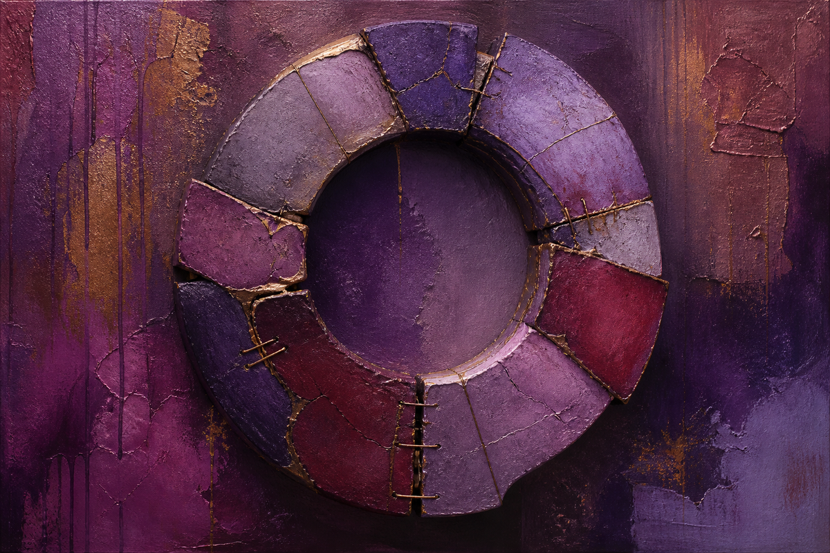 Earned Crown - Modern Motivation canvas artwork by Imagine Prints