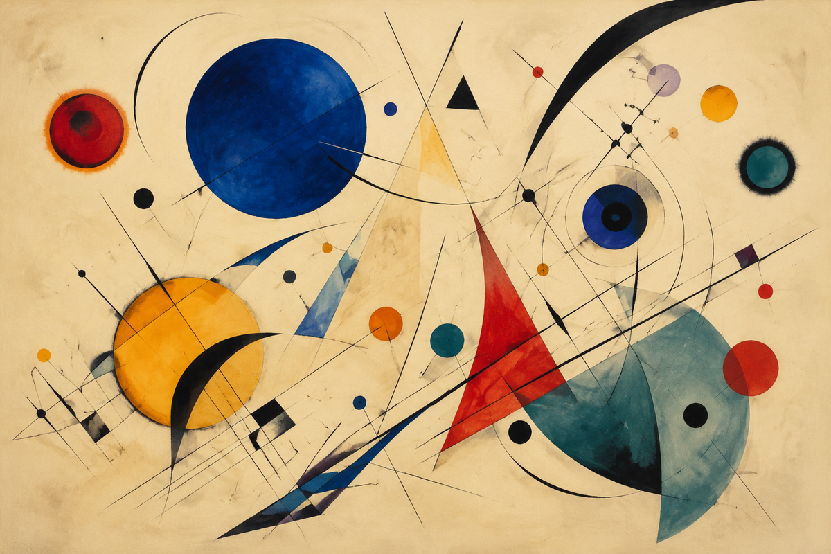 Orchestra of Light — Abstract canvas artwork by Imagine Prints