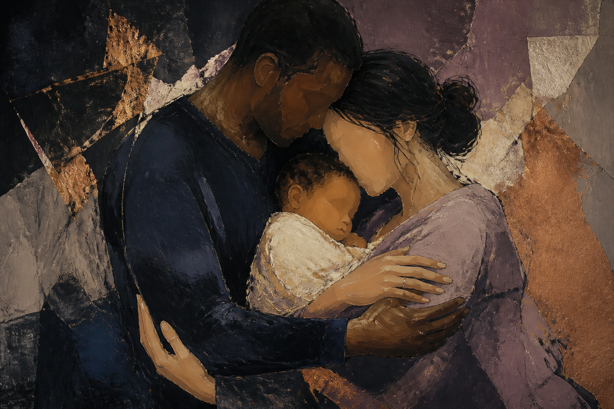 Quiet Harbor - Family canvas artwork by Imagine Prints