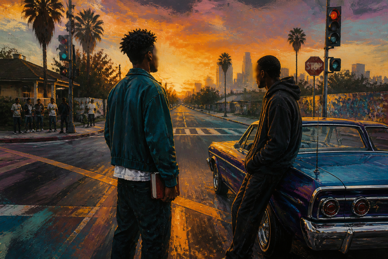 South Central Crossroads - Urban Culture canvas artwork by Imagine Prints