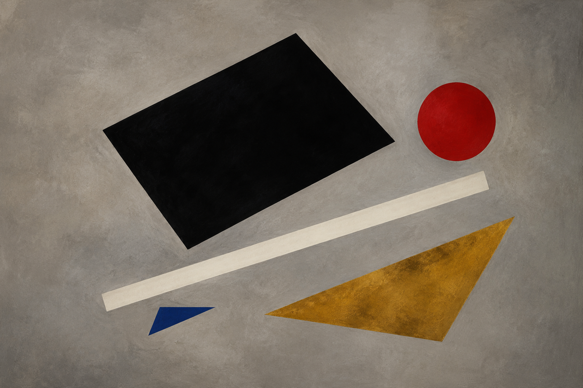 Gravity Released — Abstract canvas artwork by Imagine Prints