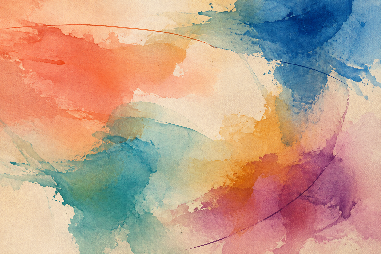 Veil of Summer — Abstract canvas artwork by Imagine Prints