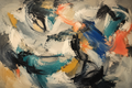 Unbroken Gesture — Abstract canvas artwork by Imagine Prints