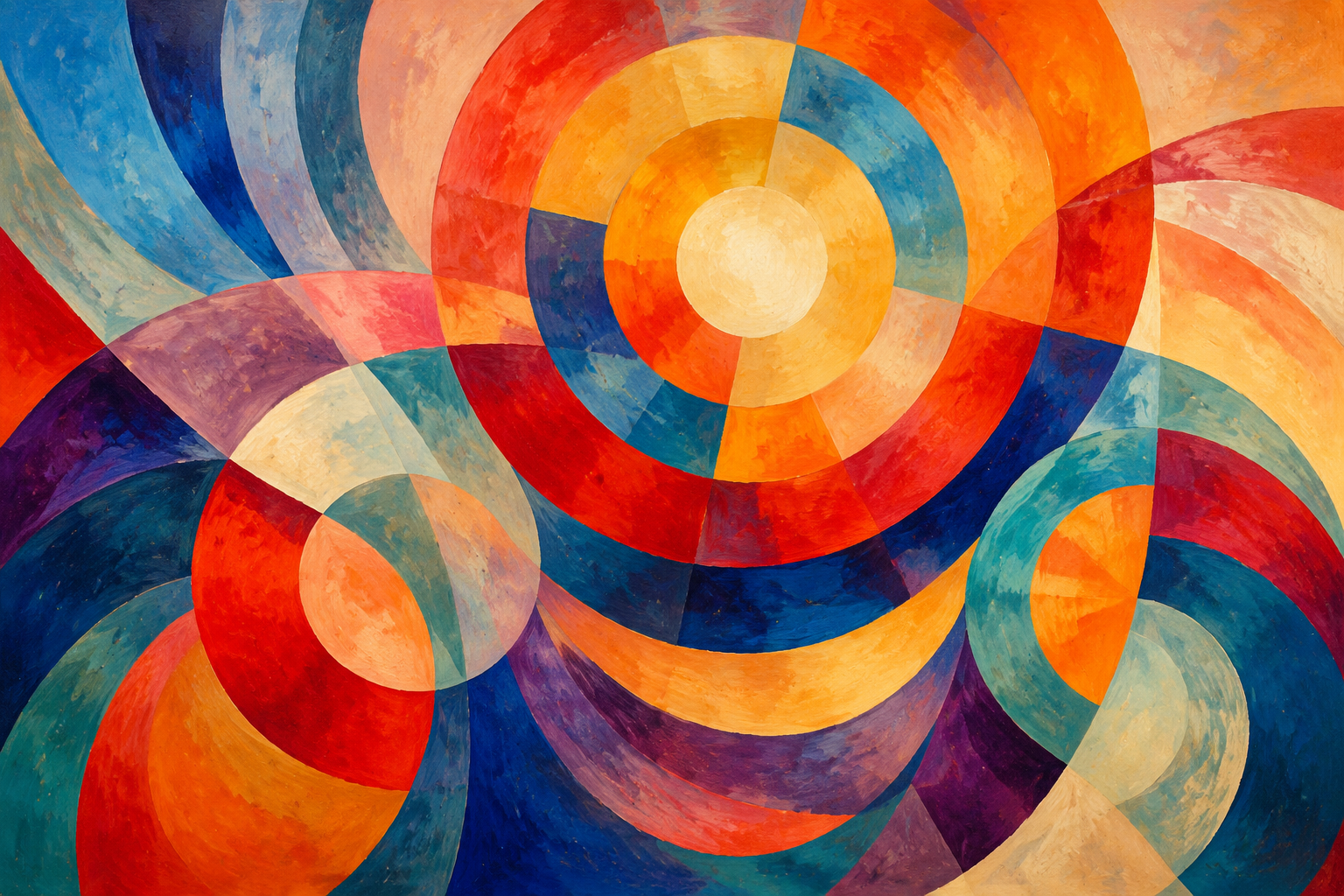Solar Rhythm — Abstract canvas artwork by Imagine Prints