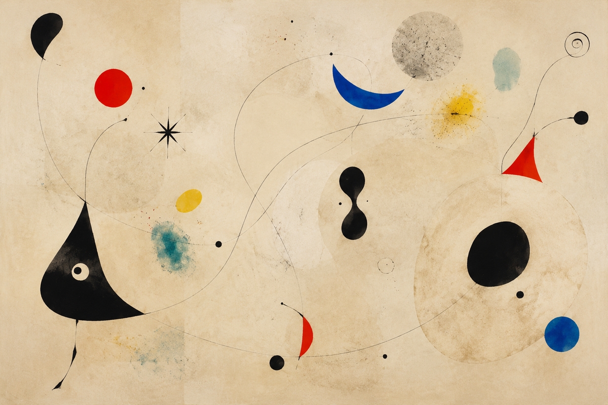 Dream Current — Abstract canvas artwork by Imagine Prints
