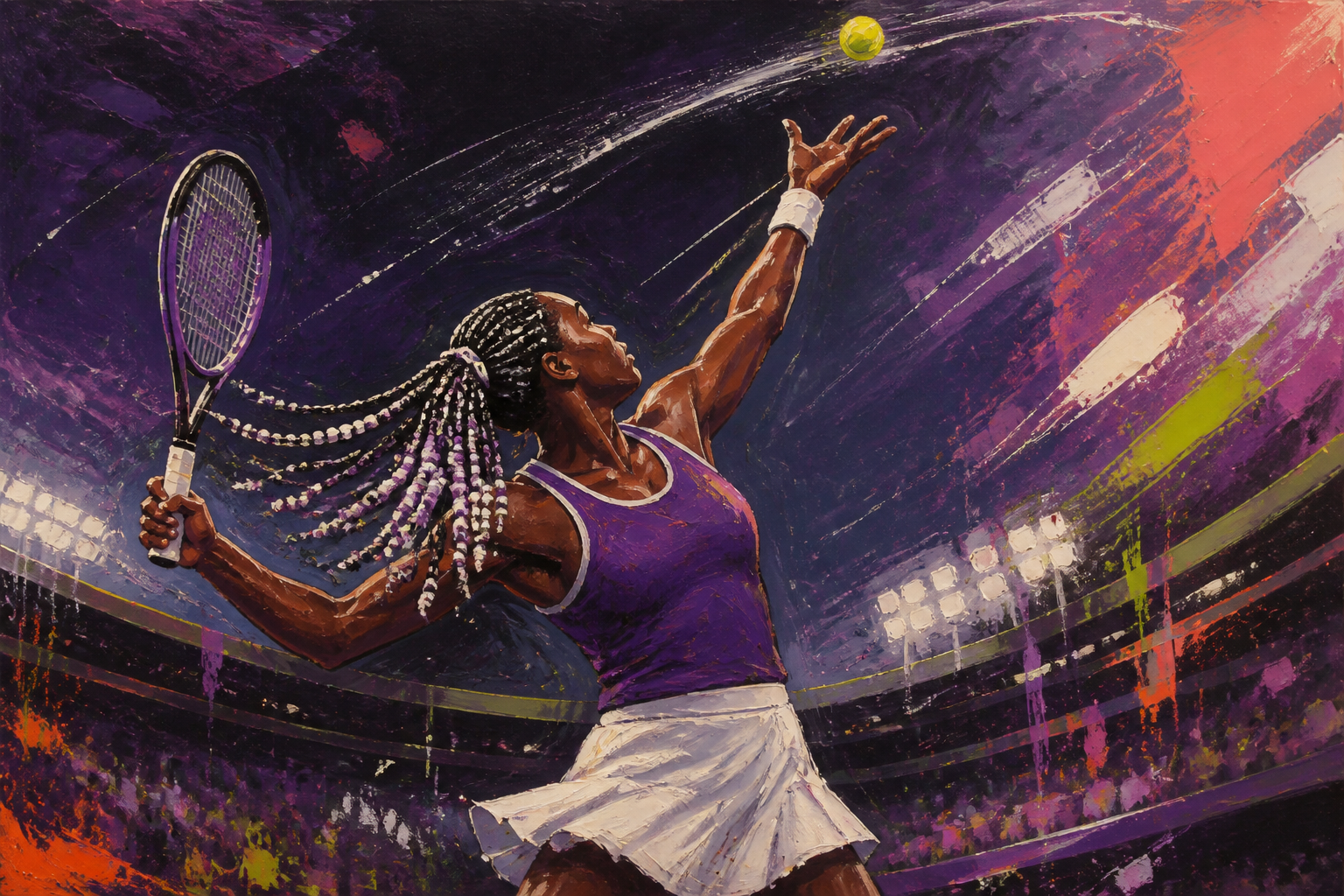 Power From The Baseline - Urban Culture canvas artwork by Imagine Prints